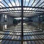 Steel building erection LSR